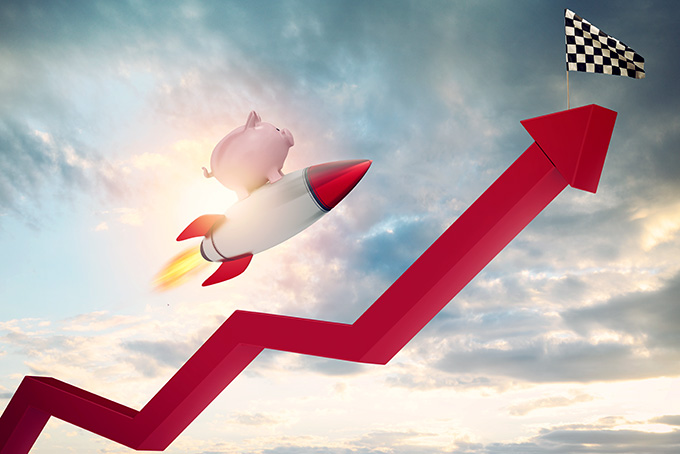 Soaring Piggy Bank
